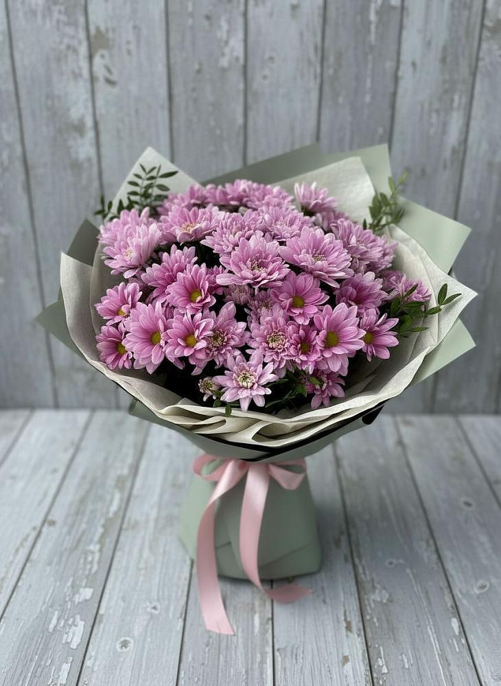 Букет цветов из: Хризантемы в Воронки