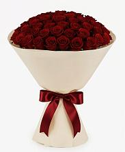 Букет 101 Бордовая роза Блэк Бакарра в Воронки