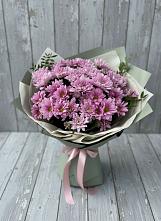 Букет цветов из:  Хризантемы #REPLACE_PRED# Воронки