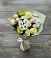 Букет цветов из: Альстромерии, Розы и Хризантемы в Воронки