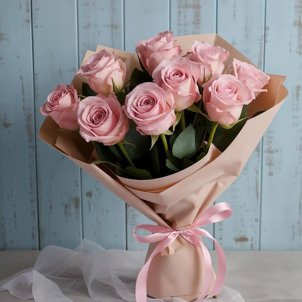 Букет цветов из: Розы в Воронки