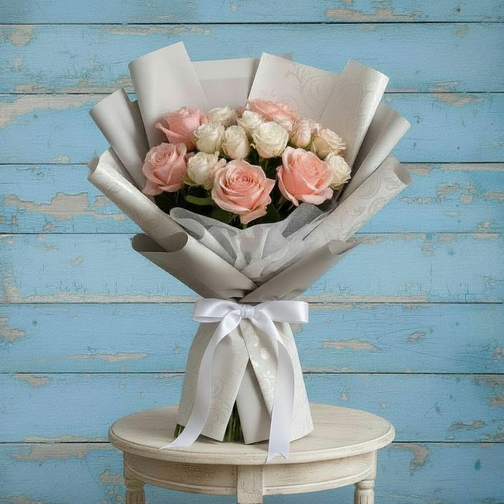 Букет цветов из: Розы в Воронки