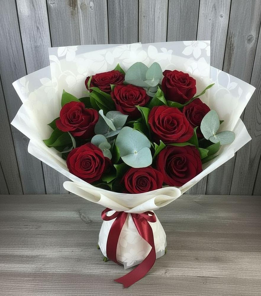 Букет цветов из: Розы в Воронки