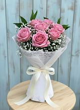 Букет цветов из:  Розы в Воронки
