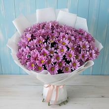 Букет цветов из:  Хризантемы в Воронки