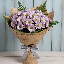 Букет цветов из:  Хризантемы в Воронки