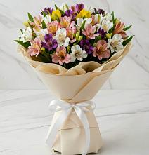 Букет цветов из:  Альстромерии #REPLACE_PRED# Воронки