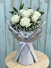 Букет цветов из:  Розы в Воронки