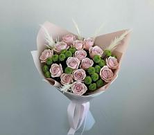 Букет цветов из:  Розы и Хризантемы #REPLACE_PRED# Воронки