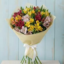 Букет цветов из:  Альстромерии в Воронки