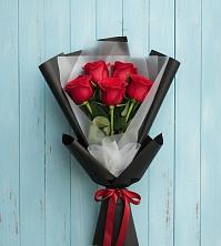 Букет цветов из:  Розы в Воронки