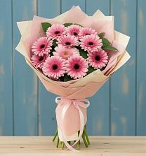 Букет цветов из:  Герберы #REPLACE_PRED# Воронки