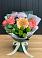 Букет цветов из: Гвоздики, Розы, Герберы и Хризантемы в Воронки
