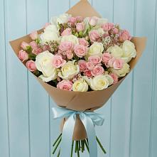 Букет цветов из:  Розы в Воронки